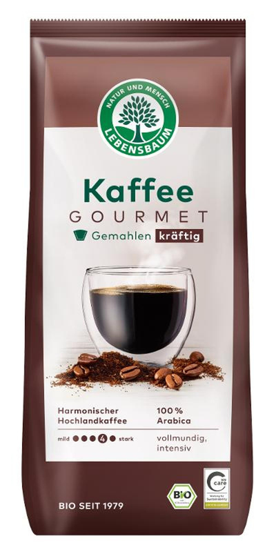 Produktfoto zu Kaffee Gourmet kräftig - gemahlen