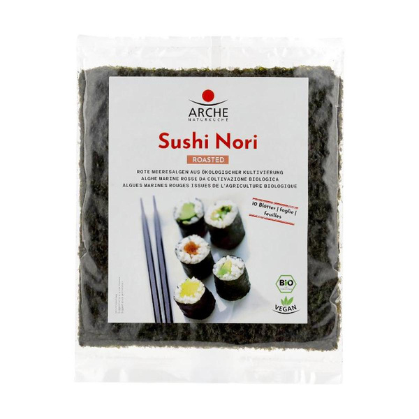 Produktfoto zu Sushi Nori-Algen-Blätter (10 Blatt)