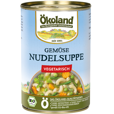 Produktfoto zu Gemüse-Nudelsuppe