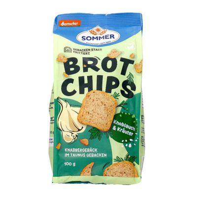 Produktfoto zu Brot Chips Knoblauch & Kräuter