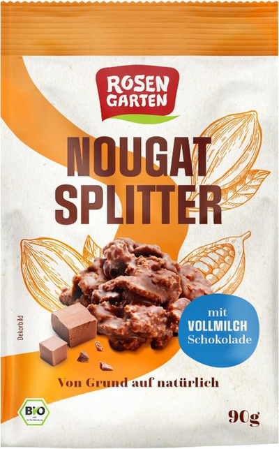 Produktfoto zu Nougat Splitter Vollmilch