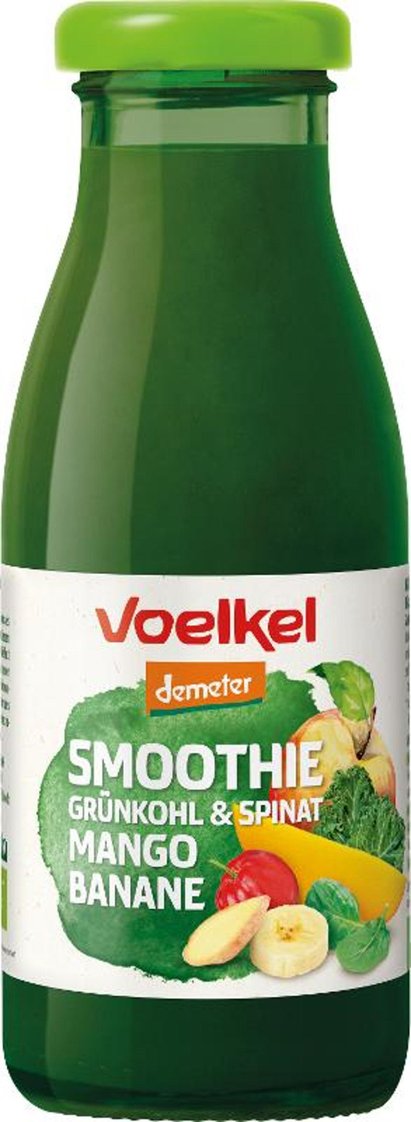 Produktfoto zu Smoothie Mango, Banane, Grünkohl & Spinat