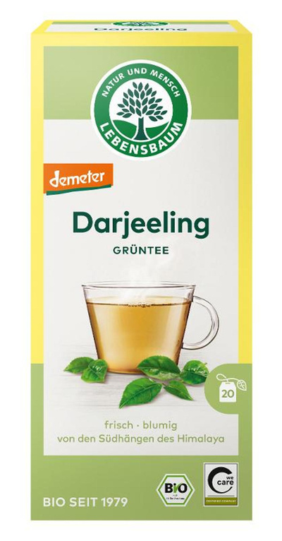 Produktfoto zu Grüntee Darjeeling - 20 Beutel