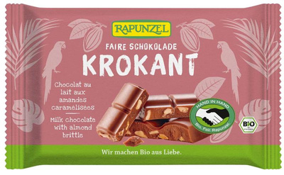Produktfoto zu Vollmilch Schokolade mit Mandelkrokant