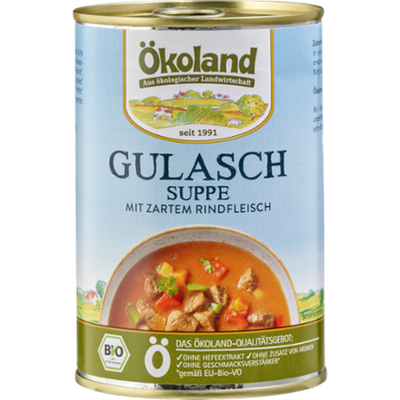 Produktfoto zu Gulaschsuppe ungarische Art (mit Rindfleisch)