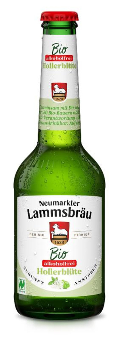 Produktfoto zu Lammsbräu - Alkoholfrei & Hollerblüte