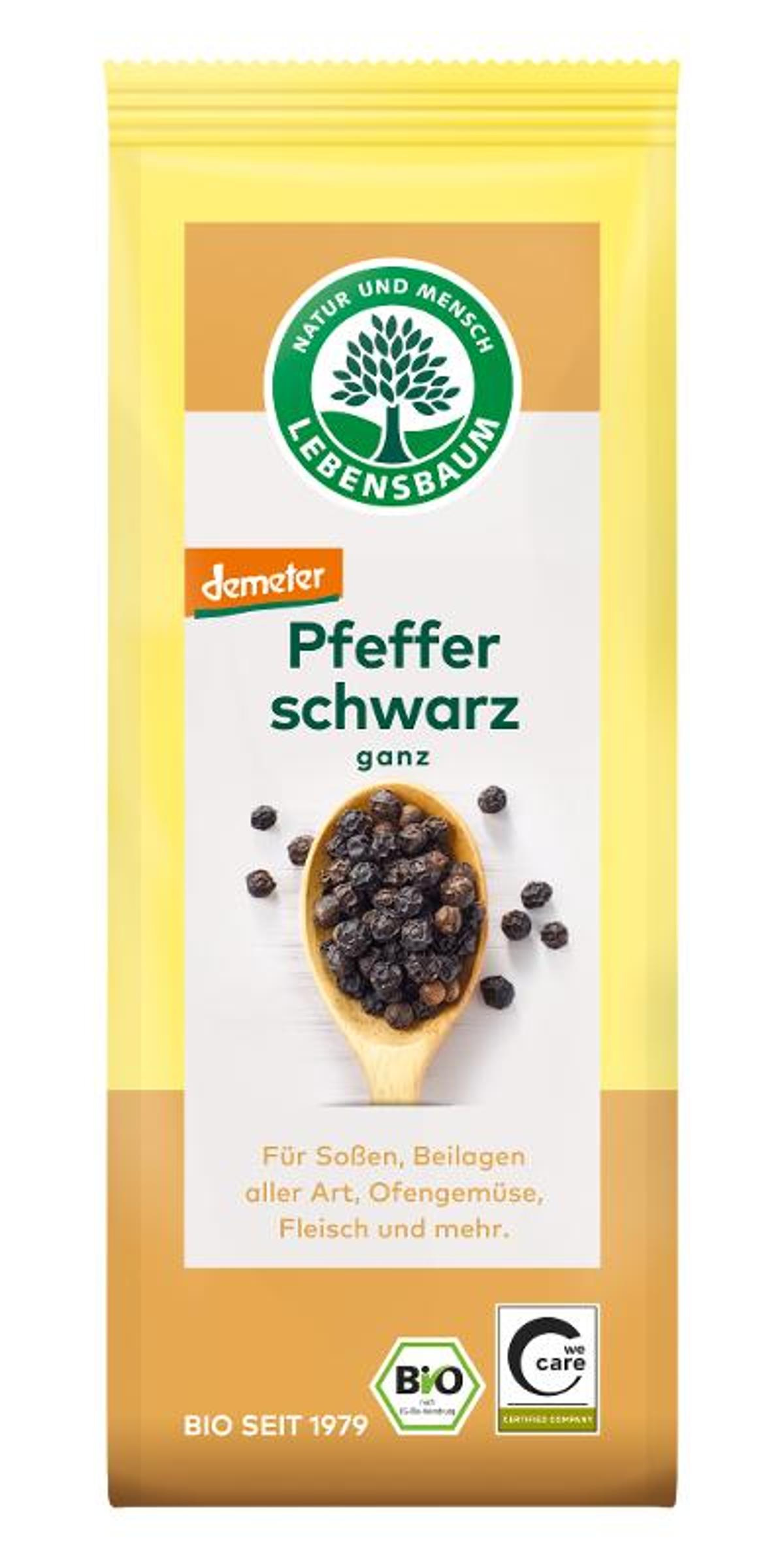 Pfeffer schwarz, ganz