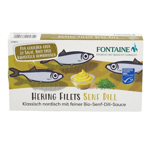 Produktfoto zu Heringsfilet in Senf-Dill