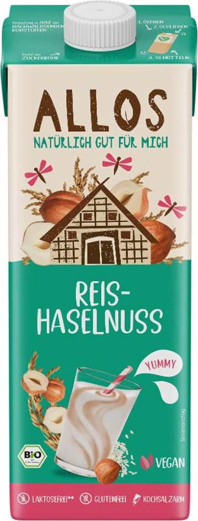 Produktfoto zu Reisdrink Haselnuss, ungesüßt