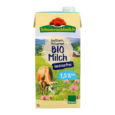Produktfoto zu H-Milch laktosefrei 1,5%