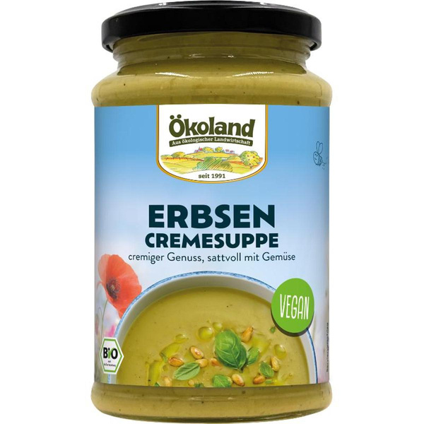 Produktfoto zu Erbsen Cremesuppe - vegan