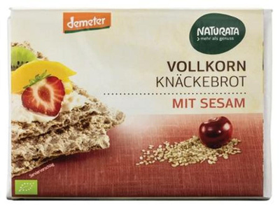 Produktfoto zu Vollkorn-Knäckebrot mit sesam
