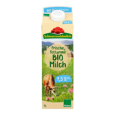 Produktfoto zu Frische fettarme Milch 1,5%