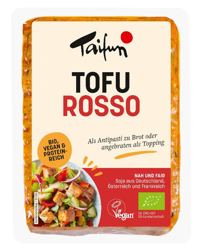 Produktfoto zu Tofu Mediterran `Rosso`