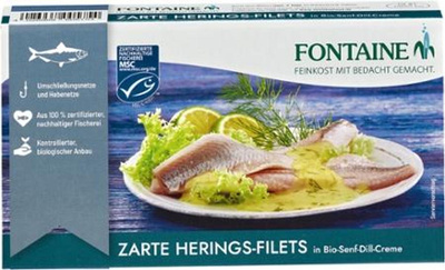 Produktfoto zu Heringsfilet in Senf-Dill