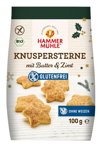 Produktfoto zu Knuspersterne mit Butter und Zimt