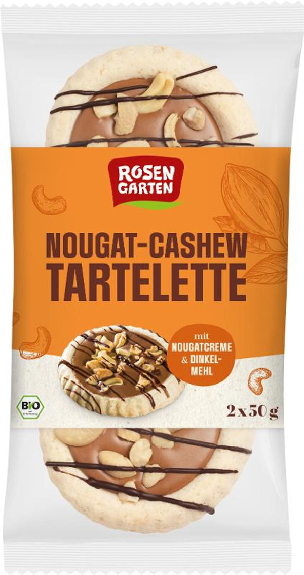 Produktfoto zu Cashew Nougat Tartelette Duo