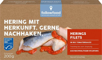 Produktfoto zu Heringsfilet in Tomatensauce