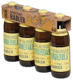 Produktfoto zu Freiburger Bierle - 4er naturtrübes Radler