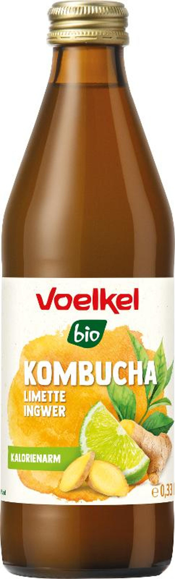 Produktfoto zu Kombucha Limette Ingwer