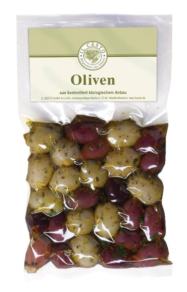 Produktfoto zu Oliven-Mix, mariniert