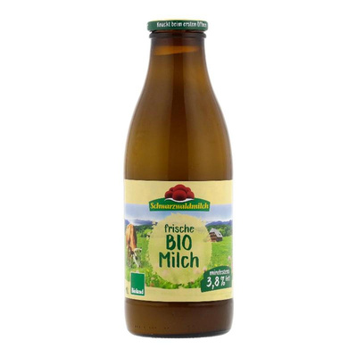 Produktfoto zu frische Vollmilch 3,8% - 1l Glas