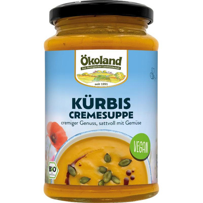 Produktfoto zu Kürbis Cremesuppe - vegan