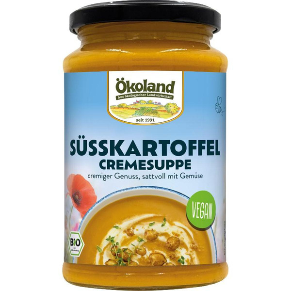 Produktfoto zu Süßkartoffel Cremesuppe - vegan