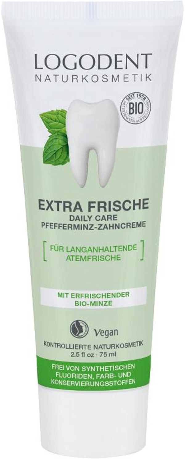 Produktfoto zu Zahncreme Extra Frische Pfefferminz
