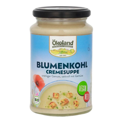 Produktfoto zu Blumenkohl Cremesuppe - vegan