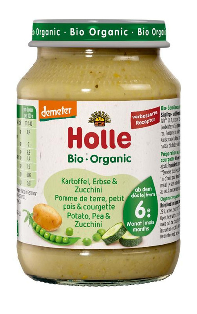 Produktfoto zu Kartoffeln mit Erbsen & Zucchini - 6. Monat