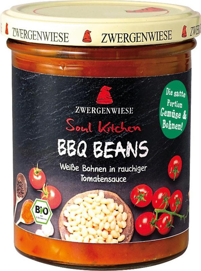 Produktfoto zu Soul Kitchen BBQ Beans vegan (Glas)