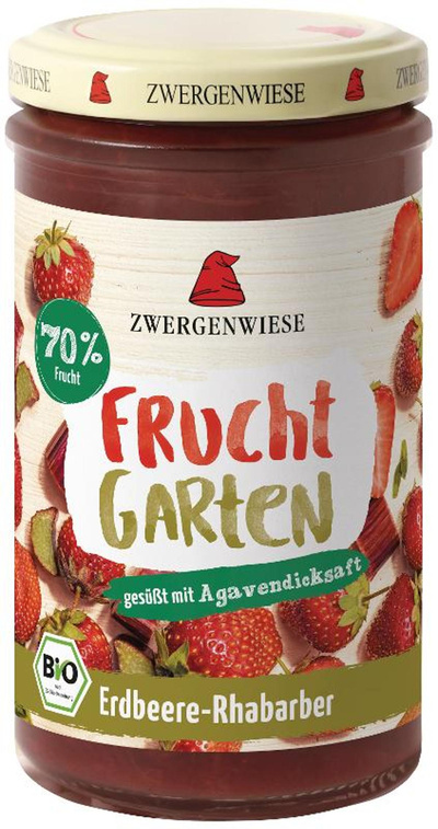 Produktfoto zu FruchtGarten Erdbeer-Rhabarber