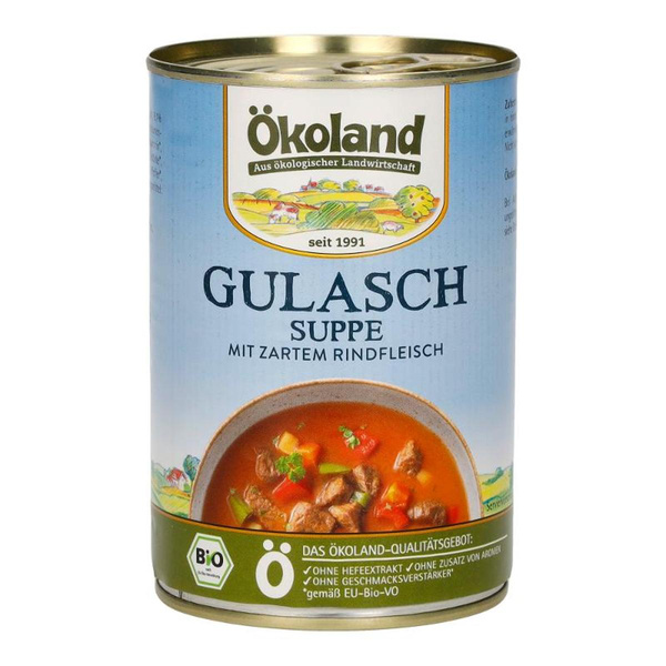 Produktfoto zu Gulaschsuppe ungarische Art (mit Rindfleisch)
