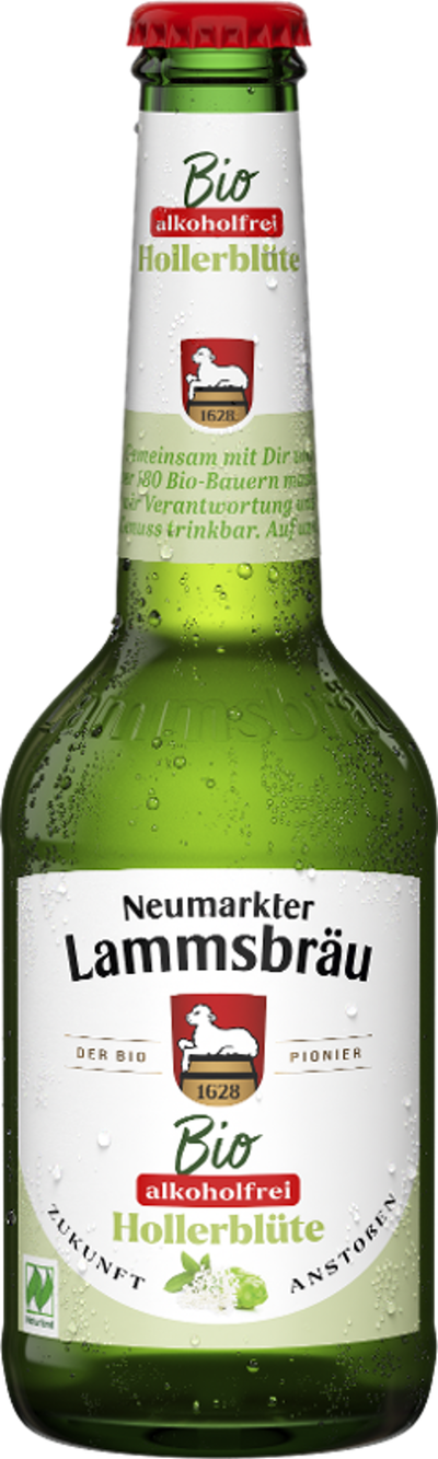 Produktfoto zu Lammsbräu - Alkoholfrei & Hollerblüte