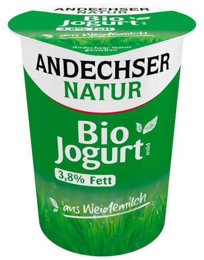 Produktfoto zu Jogurt Natur mild 3,8% - Becher