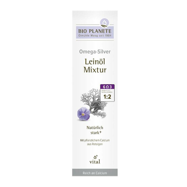 Produktfoto zu Leinöl-Mixtur - Omega Silver