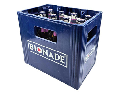 Produktfoto zu Bionade - Schwarze Johannisbeere-Rosmarin 12er Kasten