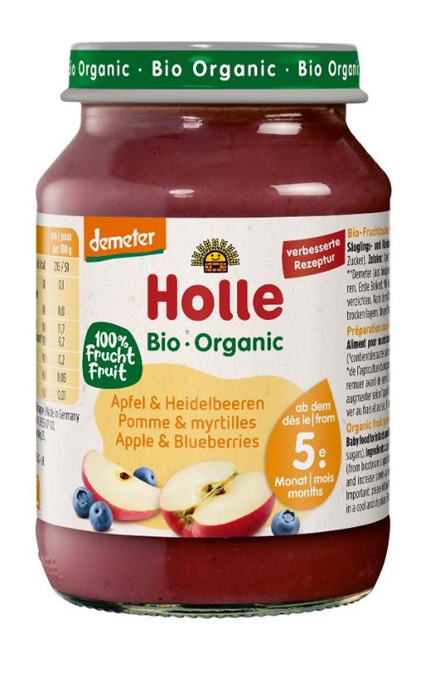 Produktfoto zu Apfel & Heidelbeere - 5. Monat