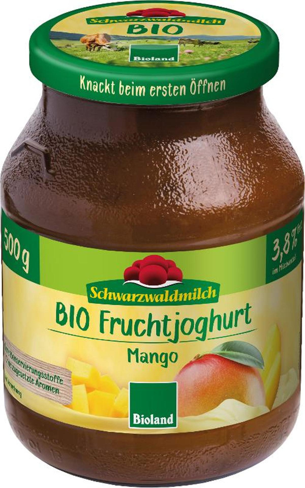Produktfoto zu Jogurt Mango 3,8% Glas