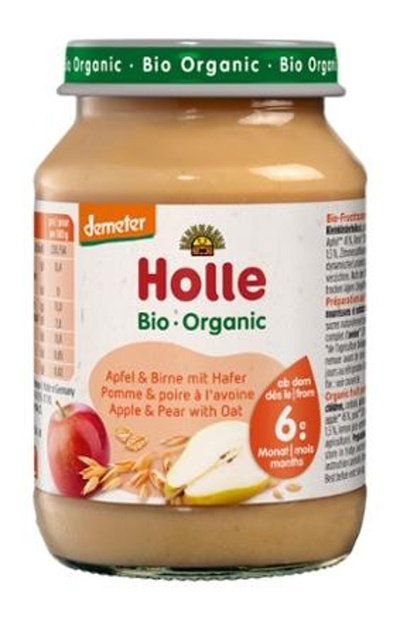 Produktfoto zu Apfel & Birne mit Hafer - 5. Monat