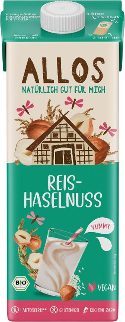 Produktfoto zu Reisdrink Haselnuss, ungesüßt