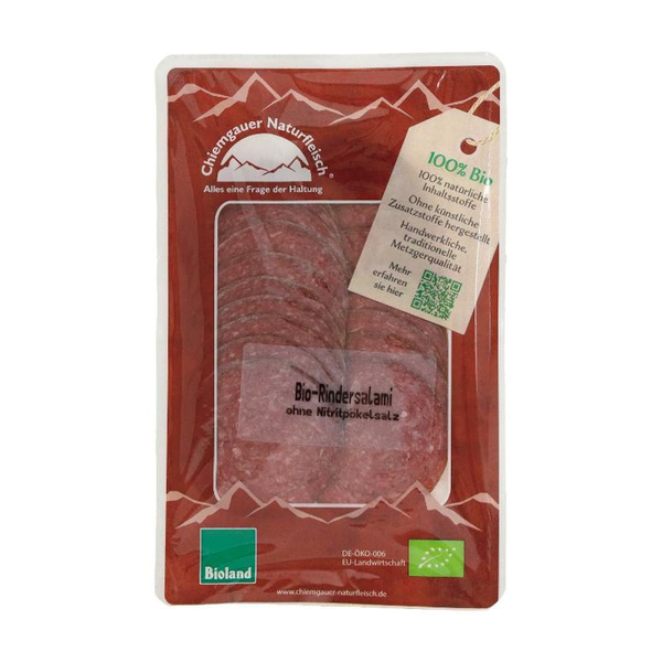 Produktfoto zu Rindersalami, geschnitten