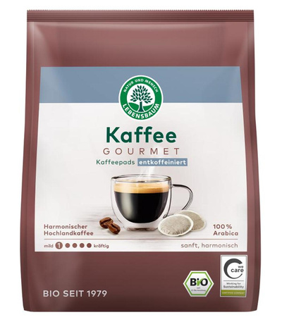 Produktfoto zu Gourmet Caffe Crema entcoffeiniert, Pads