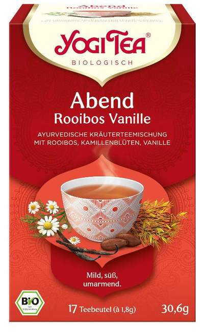 Produktfoto zu Abend Rooibos Vanille - 17 Beutel