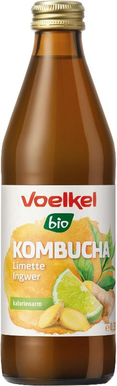 Produktfoto zu Kombucha Limette Ingwer