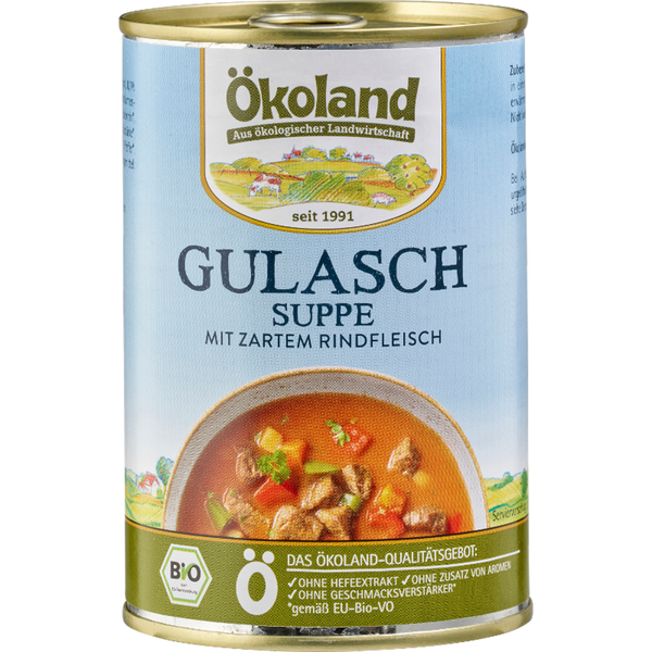 Produktfoto zu Gulaschsuppe ungarische Art (mit Rindfleisch)