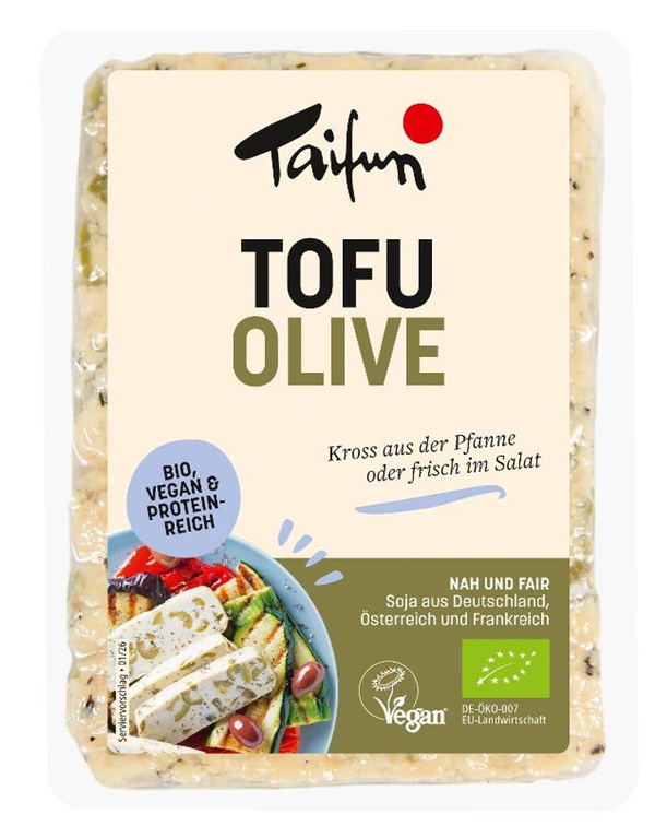 Produktfoto zu Tofu Mediterran `Olive`