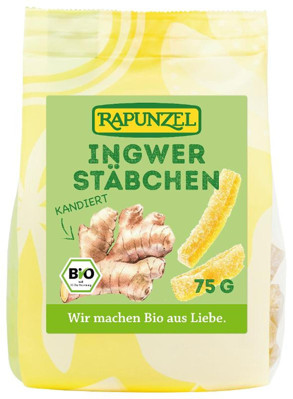 Produktfoto zu Ingwerstäbchen kandiert
