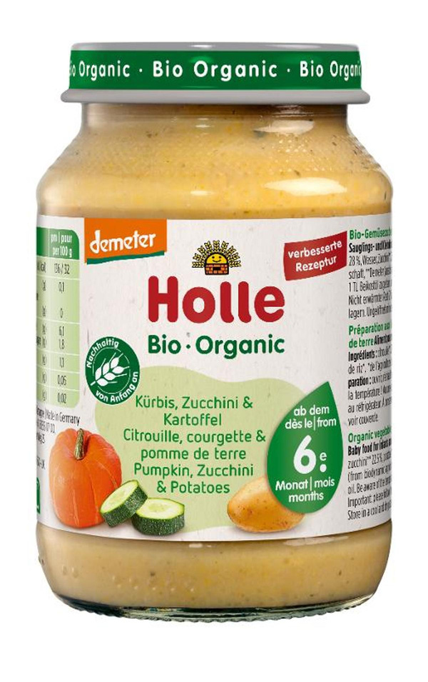 Produktfoto zu Kürbis, Zucchini & Kartoffeln - 6. Monat